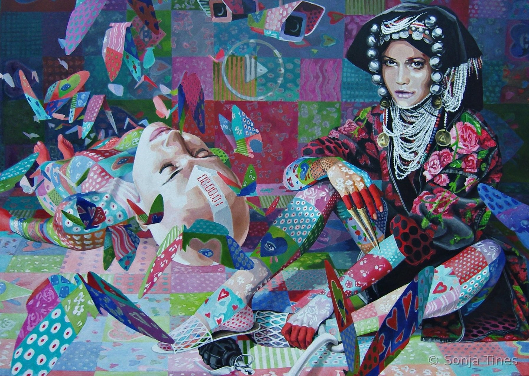 I and me and you, Gemälde von Sonja Tines