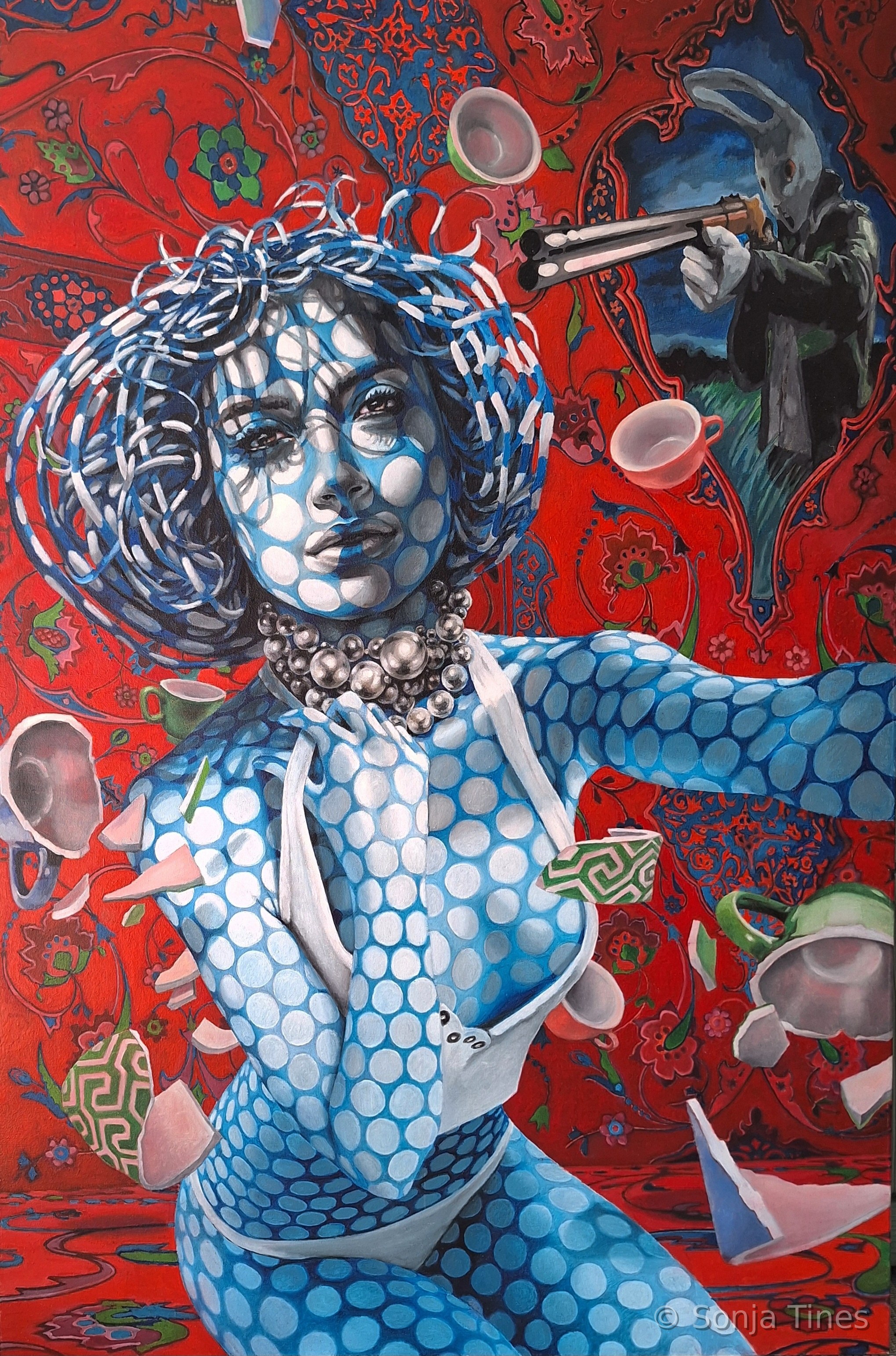 simmilar differenties and different simmilarities, Gemälde von Sonja Tines