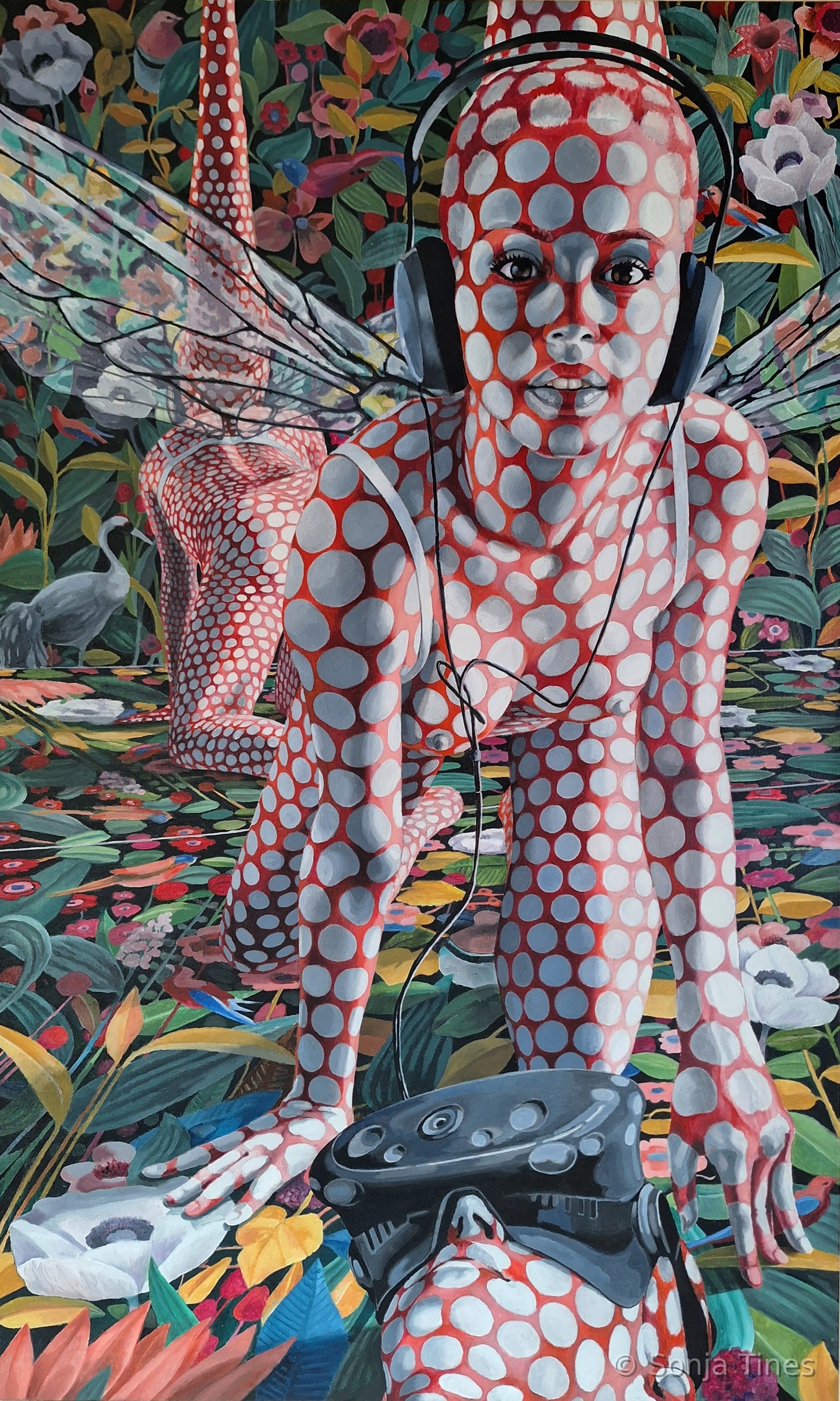 Your World, My World, Gemälde von Sonja Tines